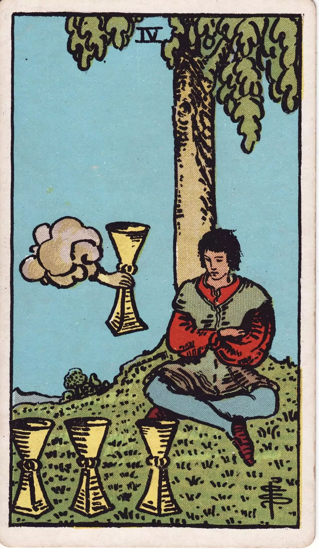 4 of Cups