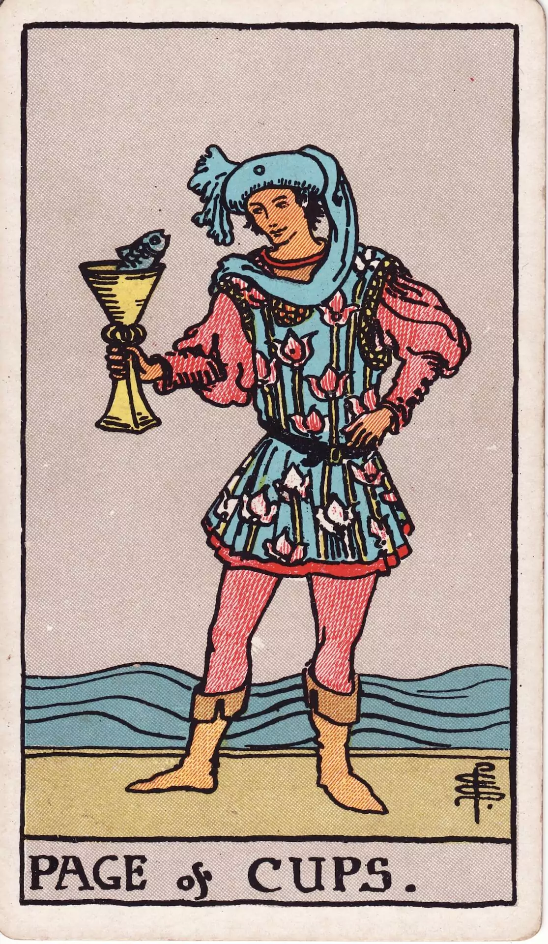 Page of Cups