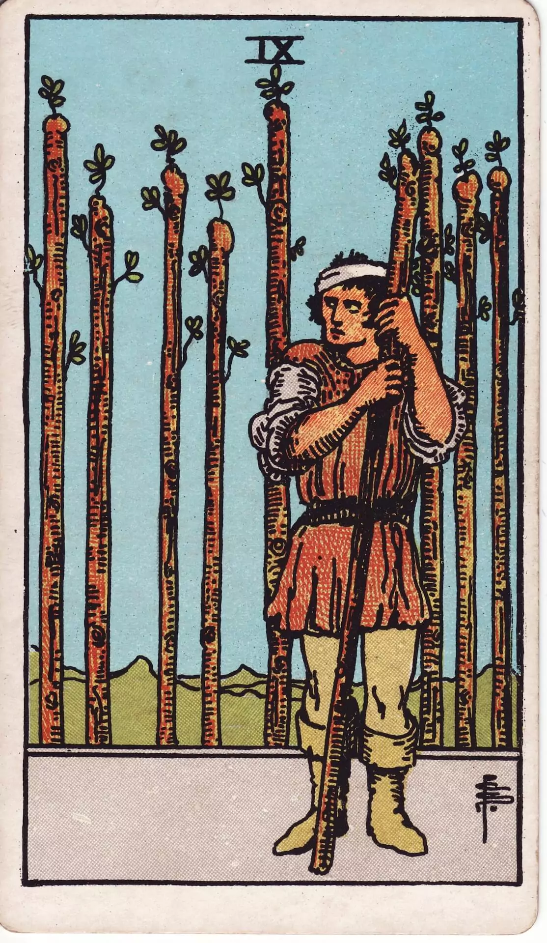 9 of Wands